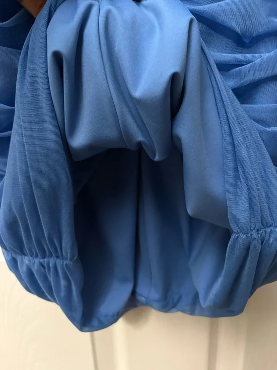 Fleur Du Mal Blue Cindy Mini Dress Party New - Picture 10 of 14